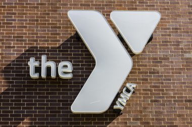 Kokomo - Circa October 2016: Downtown YMCA. The YMCA works to bring social justice to young people and their communities I clipart