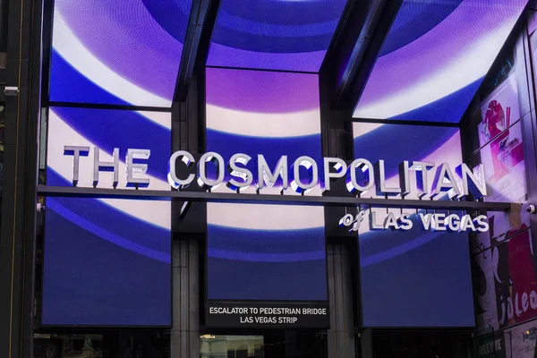 Las vegas - ca. Dezember 2016: der Kosmopolit von las vegas. die kosmopolitische ist ein Luxus-Resort Kasino und Hotel auf dem Strip i — Stockfoto