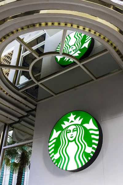 Λας Βέγκας - Circa Δεκεμβρίου 2016: Starbucks καφέ κατάστημα. Starbucks είναι αμερικανική Χ αλυσίδα λιανικής πώλησης καφέ — Φωτογραφία Αρχείου