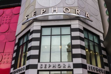 Las Vegas - yaklaşık Aralık 2016: Sephora perakende satmak stok. Sephora Paris, Fransa II dayalı bir kozmetik deposudur