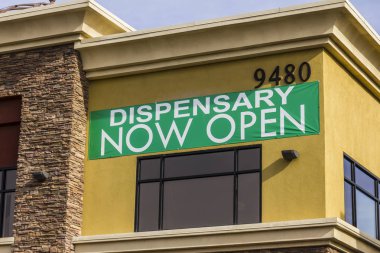 Henderson - Circa December 2016: The Source Las Vegas Medical Marijuana Dispensary. In 2017, Recreational Pot will be legal in Nevada I clipart