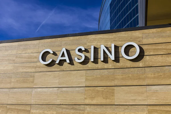 Las Vegas - yaklaşık Aralık 2016: Casino giriş işareti M Resort II — Stok fotoğraf