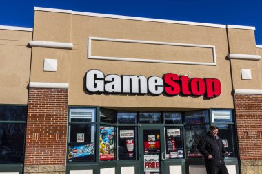 Lafayette - yaklaşık Aralık 2016: Gamestop alış-veriş konum. Bir Video oyunu ve elektronik perakendeci IV GameStop olduğunu