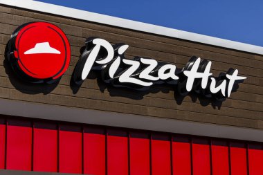 Indianapolis - Şubat 2017 yaklaşık: Pizza Hut Fast Casual Restoran. Pizza Hut Yum kuruluşudur! Markalar III