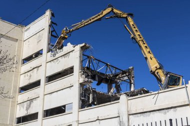 Indianapolis - Mart 2017 yaklaşık: Eski Rca fabrika üretim, Montaj cihazları-Kırıcı ve yıkım azaltma II projesi kapsamında yerle bir