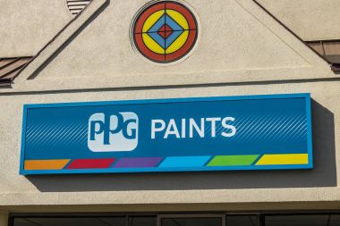 Lafayette - yaklaşık Nisan 2017: Perakende satış yerini Ppg boyar. PPG sanayi, boyalar, kaplamalar, özel malzemeler ve fiberglas II tedarikçisi olduğunu