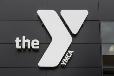 Kokomo - Nisan 2017 yaklaşık: Şehir merkezindeki Ymca. Ymca gençler ve kendi toplumları IV sosyal adalet getirmek için çalışıyor