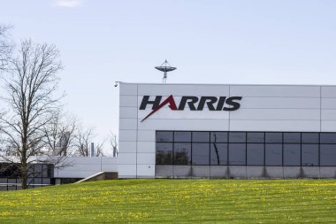 Fort Wayne - Circa April 2017: Harris Controls Engineering Division. Harris Corporation is a Defense Contractor and IT Services Provider I clipart