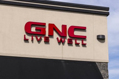 Marion - Nisan 2017 yaklaşık: Gnc sağlık ve beslenme perakende şerit alışveriş merkezi konumu. GNC kısmen aittir Ontario öğretmenlerin emeklilik planı tarafından ben