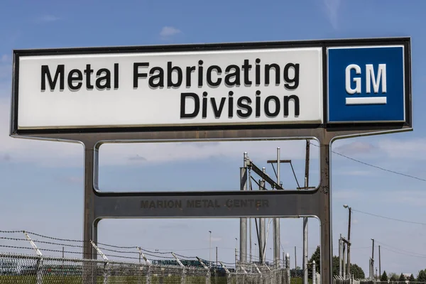 Marion - Circa Abril 2017: General Motors Metal Fabricating Division. Fundada en 1956 como Fisher Body, la planta ahora es parte de la organización de estampación de fabricación I de GM —  Fotos de Stock