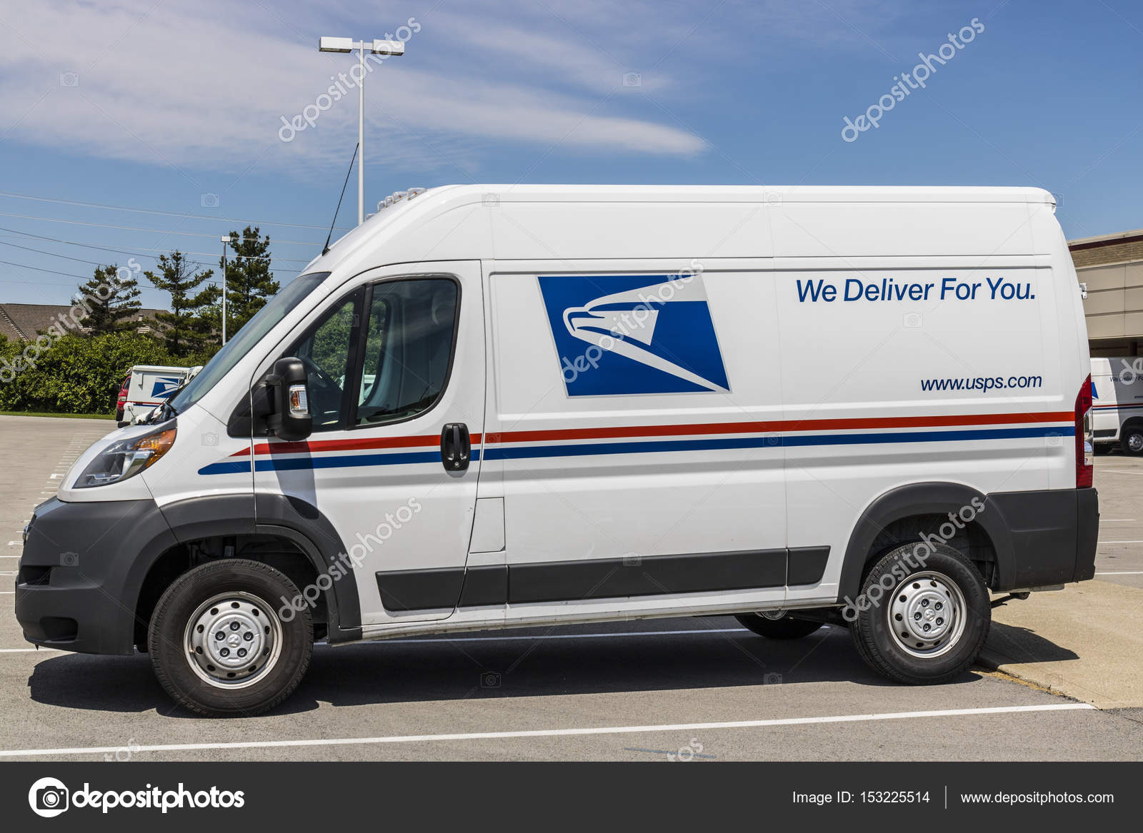 Indianapolis Circa May 2017: USPS Post Office Mail The