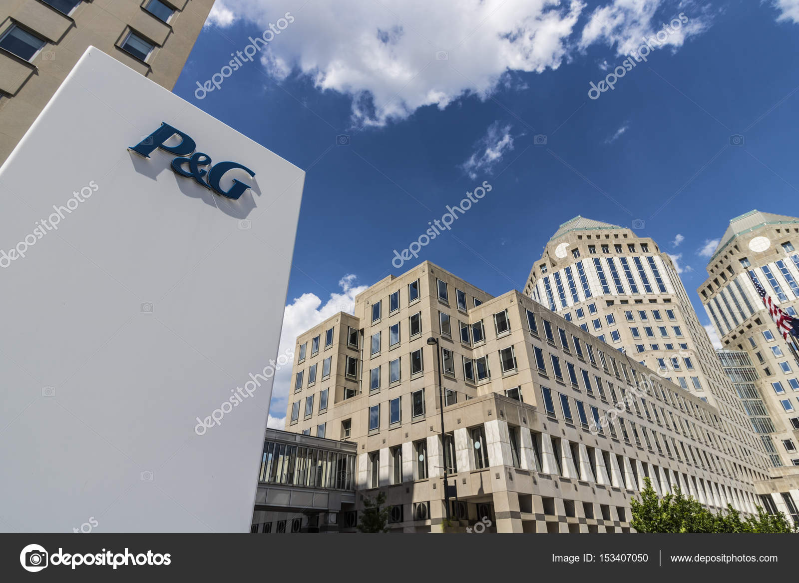 Cincinnati Circa May 2017 Wide Angle Procter & Gamble Corporate