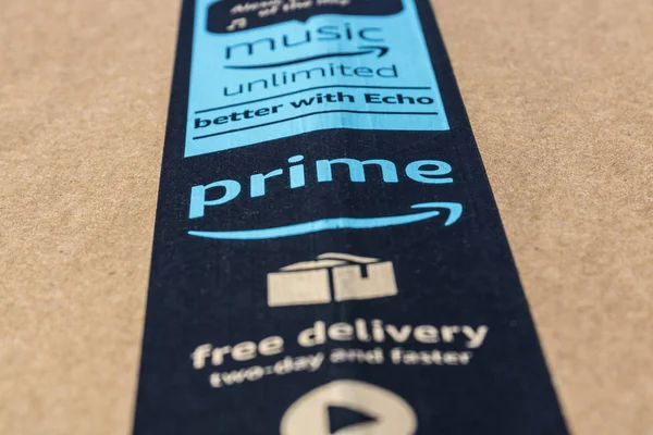 Индиана - Цирк май 2017 года: Amazon Prime Parcel Package. Amazon.com - ведущий онлайн-ритейлер IX — стоковое фото