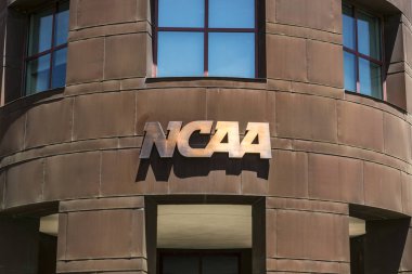 Indianapolis - Haziran 2017 yaklaşık: Ulusal kolej spor Kurumu Karargahı. Ncaa birçok kolej ve üniversiteler IX atletik programları düzenler
