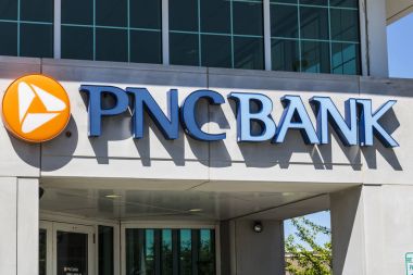 Indianapolis - Haziran 2017 yaklaşık: Pnc Bank şube. Perakende, kurumsal ve Mortgage bankacılık XI PNC finansal hizmetler sunuyor