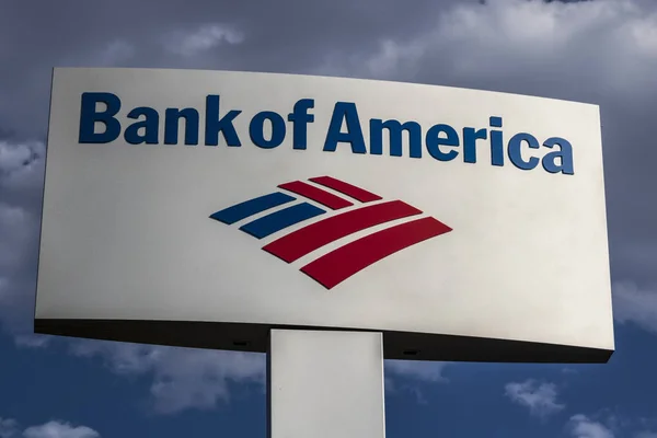 Las Vegas - Circa Juli 2017: Bank of America Bank and Loan Branch (dalam bahasa Inggris). Bank of America adalah sebuah Perbankan dan Jasa Keuangan Corporation VIII — Stok Foto