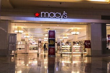 Las Vegas - Temmuz 2017 yaklaşık: Macys mağazası. Macys, Inc ülkenin önde gelen Omnichannel perakendeciler VIII biridir