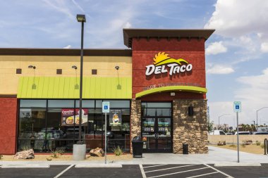 Las Vegas - Temmuz 2017 yaklaşık: Del Taco Fast Food konum. Amerikan ve Meksika gıda V Del Taco konusunda uzmanlaşmış