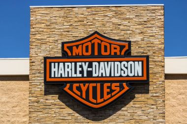 Las Vegas - Temmuz 2017 yaklaşık: Harley-Davidson yerel tabela. Harley Davidsons motosiklet onların sadık aşağıdaki X için bilinen