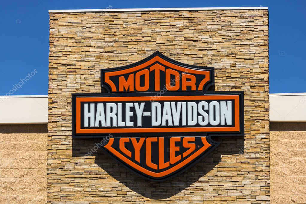 Las Vegas - Circa July 2017: Harley-Davidson Local Signage. Harley Davidsons Motorcycles are Known for Their Loyal Following X
