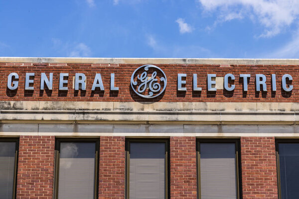 Ft. Wayne - Circa August 2017: General Electric Factory. GE divisions include aviation, energy, healthcare and lighting XVI