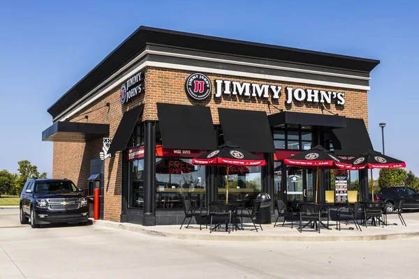 Lafayette - Eylül 2017 yaklaşık: Jimmy John's gurme sandviç Restoran. Jimmy John's onların hızlı teslimat VI bilinir