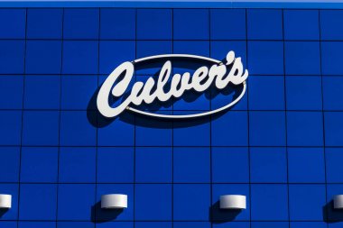 Indianapolis - Eylül 2017 yaklaşık: Culver'ın hızlı rahat konum. Culver'ın ünlü Butterburgers ve dondurulmuş krema IV olduğunu
