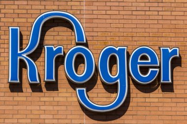 Indianapolis - Ekim 2017 yaklaşık: Kroger süpermarket. Kroger Co. dünyanın en büyük bakkal perakendeciler V biridir