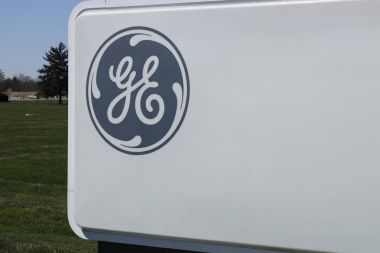 VANDALIA - Nisan 2018 yaklaşık: Genel elektrik Havacılık tesis. Ge Havacılık bir sağlayıcı Ge90 ve Jet motorları II sıçrama olduğunu