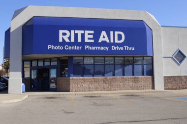Union City - Nisan 2018 yaklaşık: Rite Aid ilaç deposu ve eczane. 2018 yılında Rite Aid 625 mağazaları Wba, Walgreens III sahibi transfer