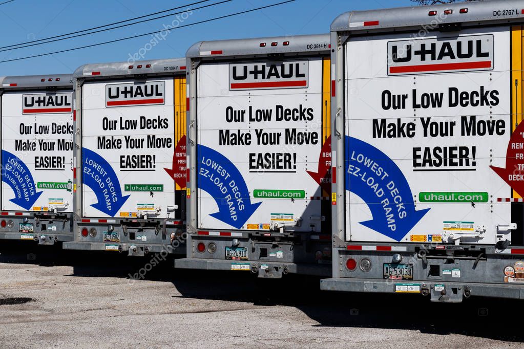 Lafayette Circa abril 2018 UHaul Moving Truck Rental Location. U