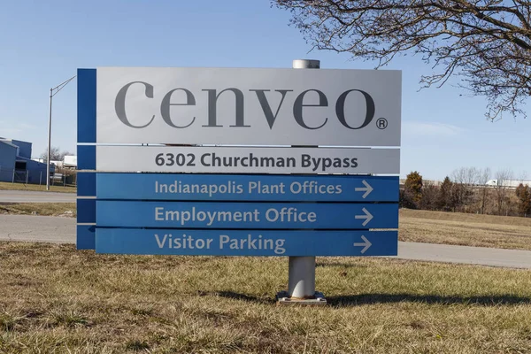 Indianapolis - Circa Januari 2020 - Lokasi Cenveo Envelope Group. Cenveo adalah salah satu produsen amplop terbesar — Stok Foto