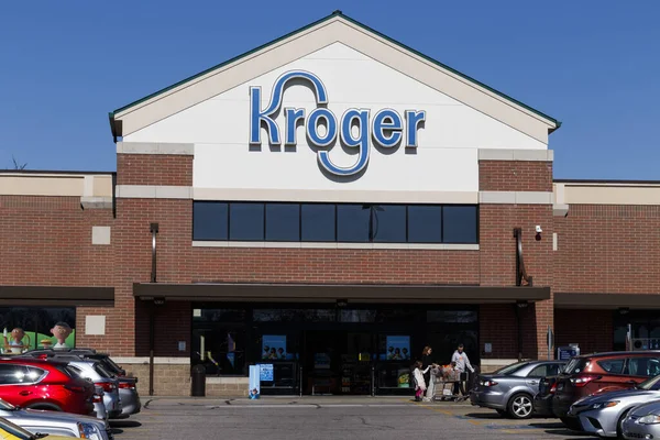 Cincinnati Sekitar Februari 2020 Kroger Supermarket Kroger Adalah Salah Satu — Stok Foto