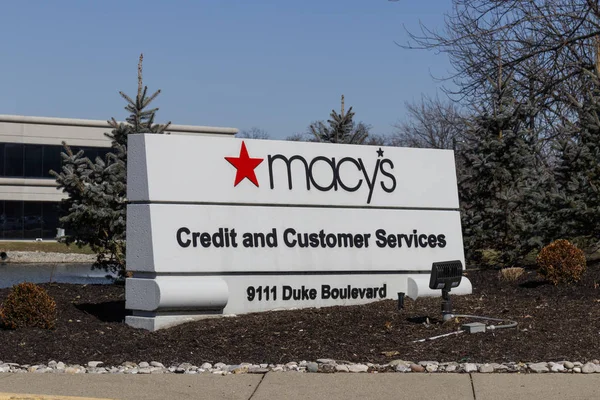 Mason Şubat 2020 Macy Nin Kredi Müşteri Hizmetleri Merkezi Macys — Stok fotoğraf