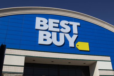 Westfield - Circa March 2020: Best Buy Retail Location. Best Buy sells a large array of brand-name electronics, computers, appliances & more.