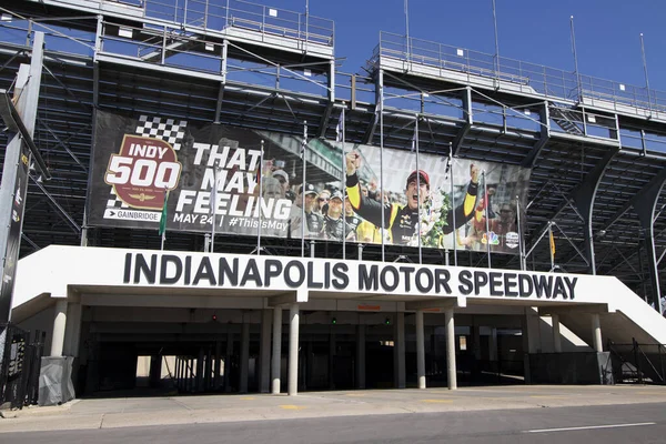 Indianapolis Circa Marzo 2020 Porta Due Ingresso Alla Indianapolis Motor — Foto Stock