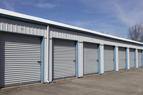 Self Storage Mini Storage Garage Units — Stock Photo, Image