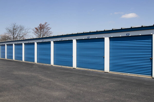 Self storage and mini storage garage units.
