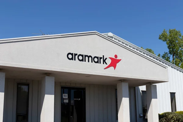 Terre Haute Circa 2020年5月 Aramark Uniformサービス アラマークは 食品サービス および均一なサービスプロバイダーです — ストック写真
