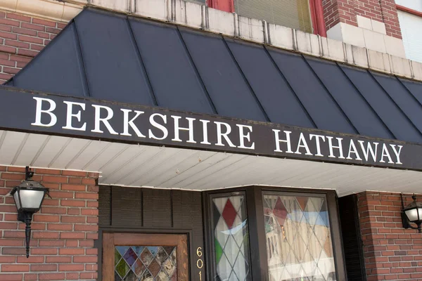 Terre Haute Circa May 2020 Berkshire Hathaway Homeservices Sign Homeservices — Stock Photo, Image