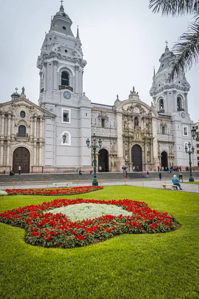 Plaza de Armas o Plaza Mayor, Lima, Perú — Foto de Stock