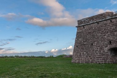 İsveç 'te Borgholm Şatosu' nun güneş ışığı kulesi