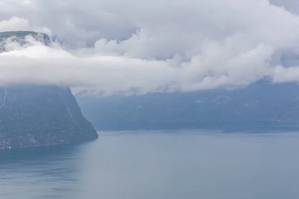 Krásná Norská Krajina Pohled Fjordy Norsko Ideální Fjord Odraz Průzračné — Stock fotografie