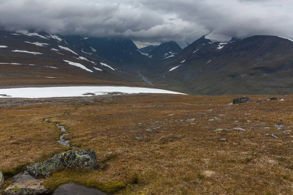 Belle Nature Sauvage Parc National Sarek Suède Laponie Avec Des — Photo