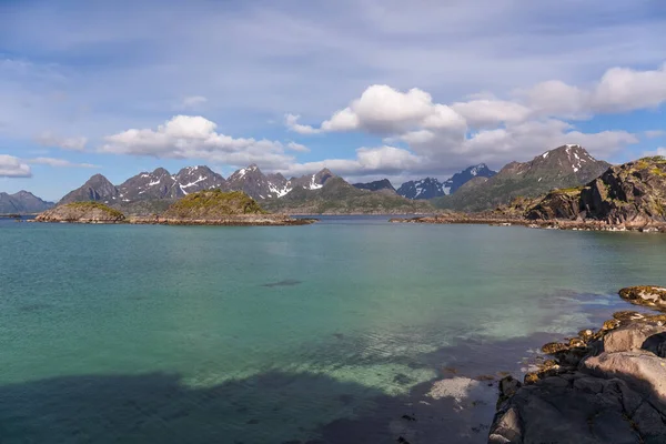 Krásná Norská Krajina Pohled Fjordy Norsko Ideální Fjord Odraz Čisté — Stock fotografie