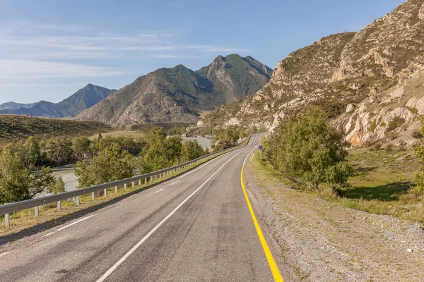 Cesta Altai Altai Region Sibiř Rusko — Stock fotografie