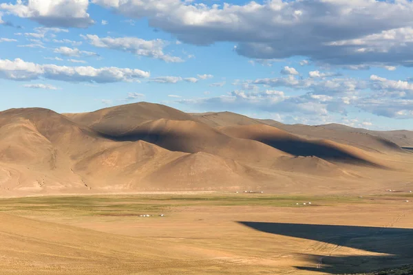 Dry Mongolian Landscapes Altai Mountains Wide Landscape — Stock Photo, Image