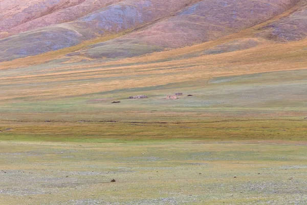 Jellemző Kilátás Mongol Tájra Mongóliai Altai Mongólia — Stock Fotó