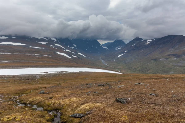 Prachtige Wilde Natuur Van Sarek Nationaal Park Zweden Lapland Met — Stockfoto