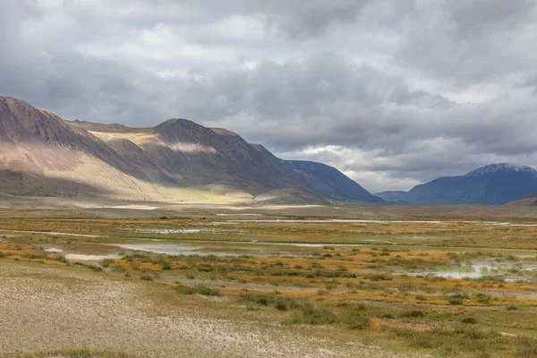 Paisaje Mongol Del Valle Mongolia Estepa Mongola Altai — Foto de Stock